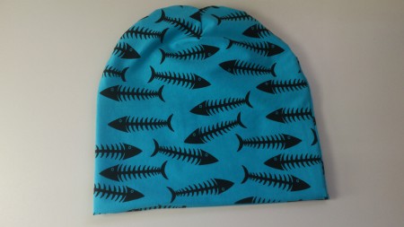 Fisk skelett mössa nr 6